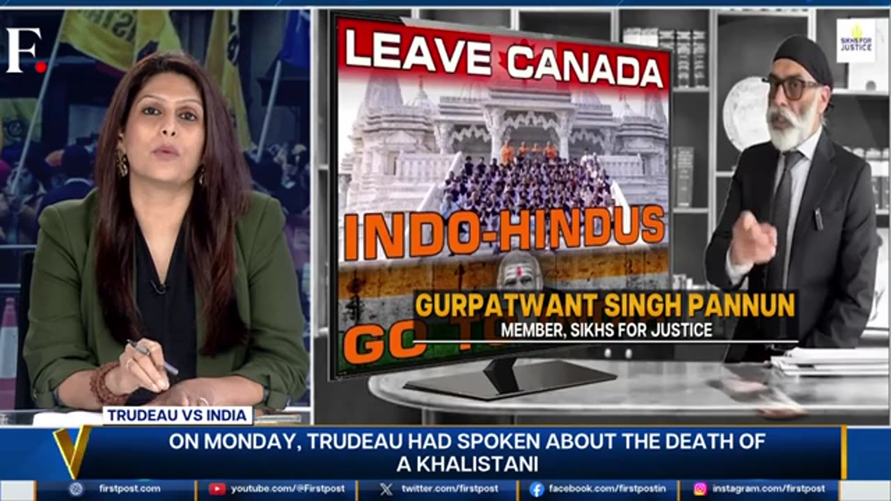 Hindus threatened in Canada after Trudeau's Speech