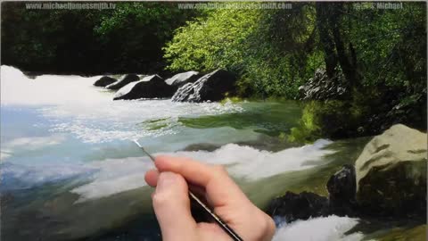 Painting This Rushing River