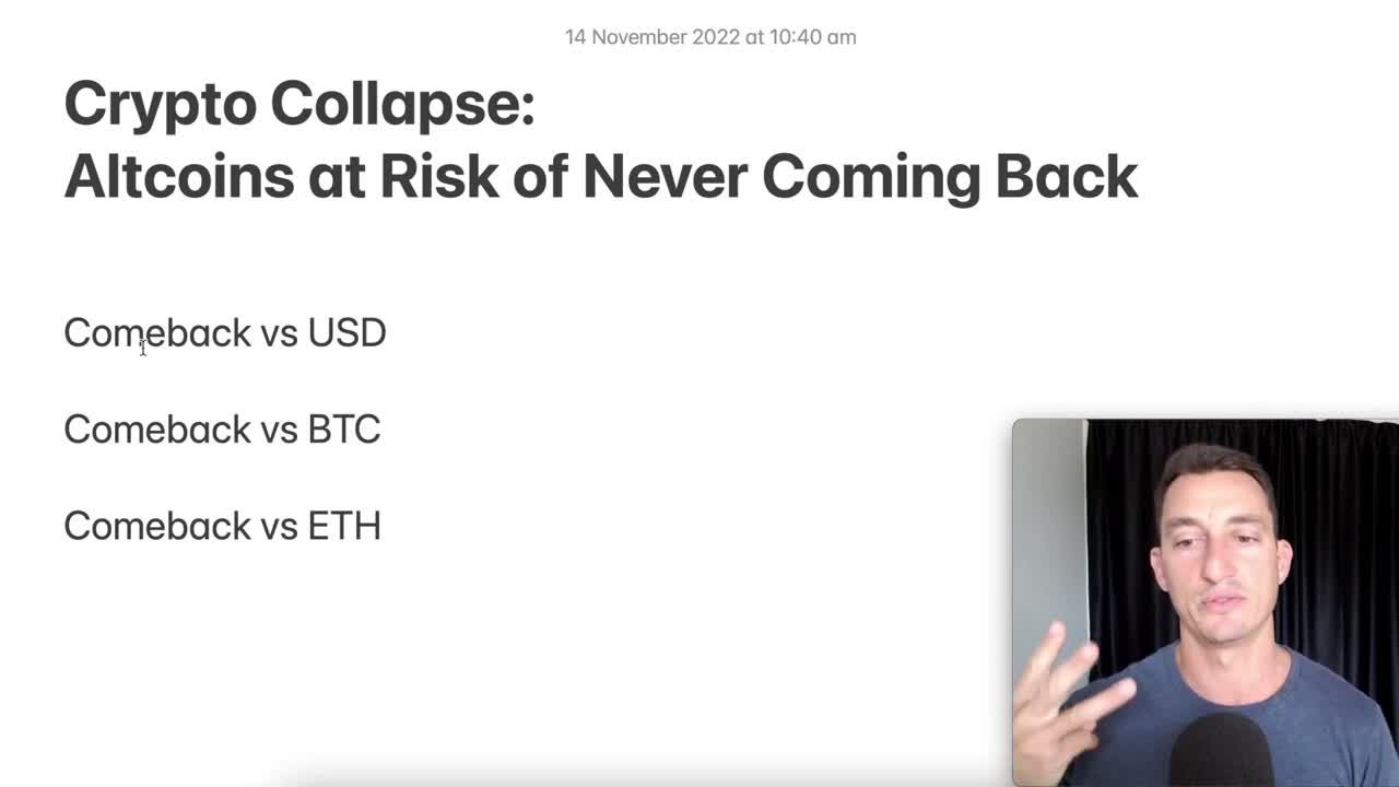 Bitcoin Collapse: Identifying Crypto at Risk of NEVER Coming Back! #NGMI