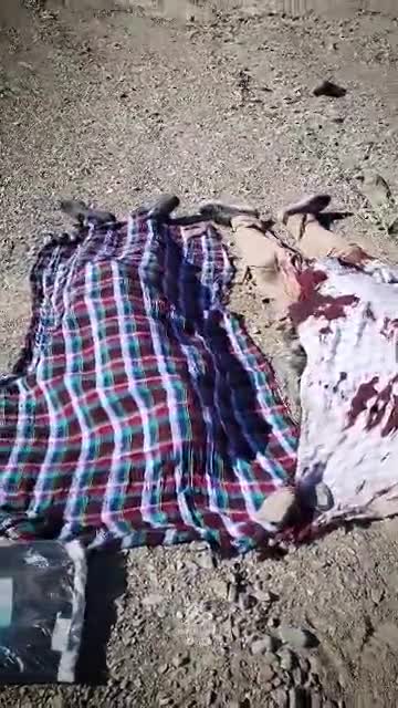 Aftermath of an Attack on Iranian Security Forces