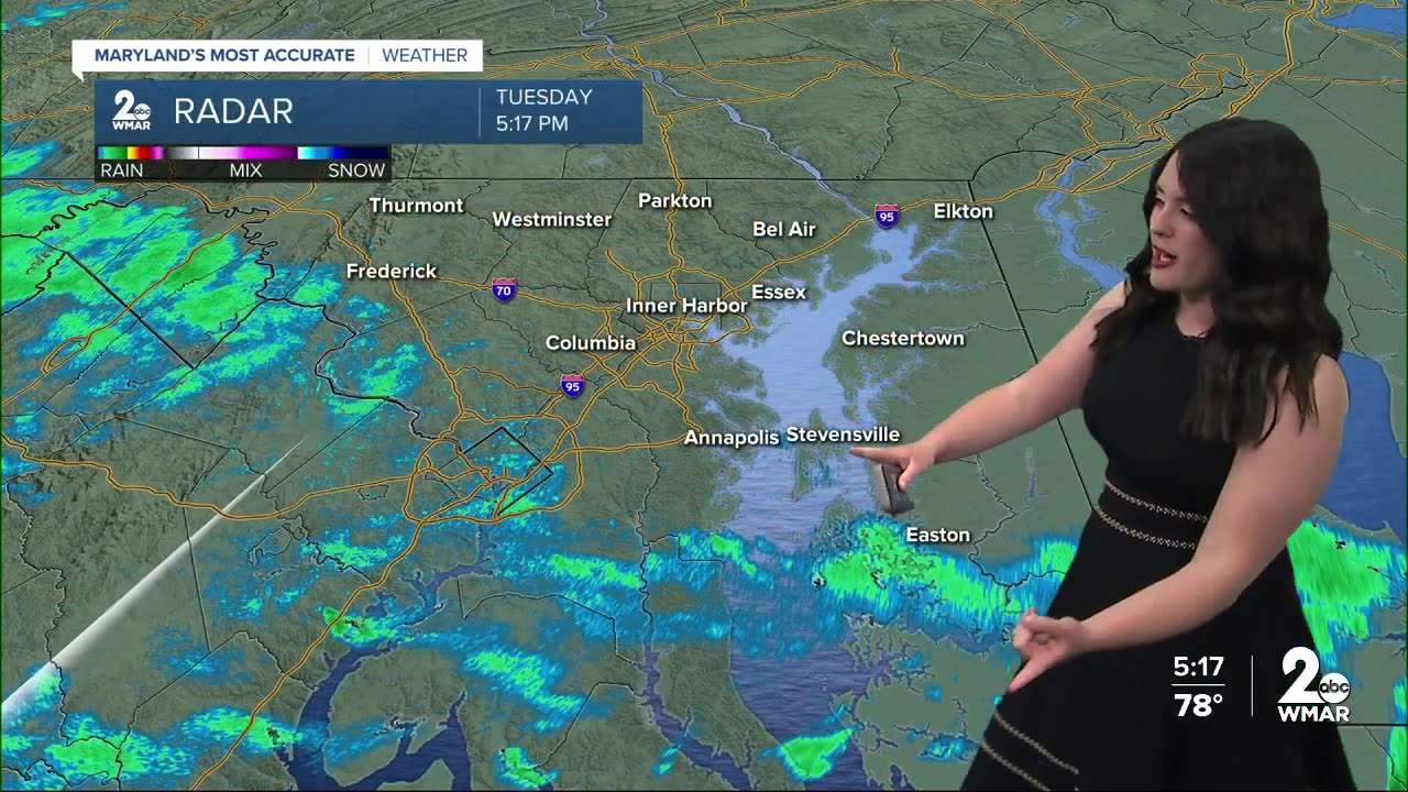 WMAR-2 News Ally Blake Tuesday weather