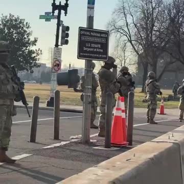 New military base in the heart of the US capital 24 hours left for the inauguration