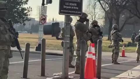 New military base in the heart of the US capital 24 hours left for the inauguration