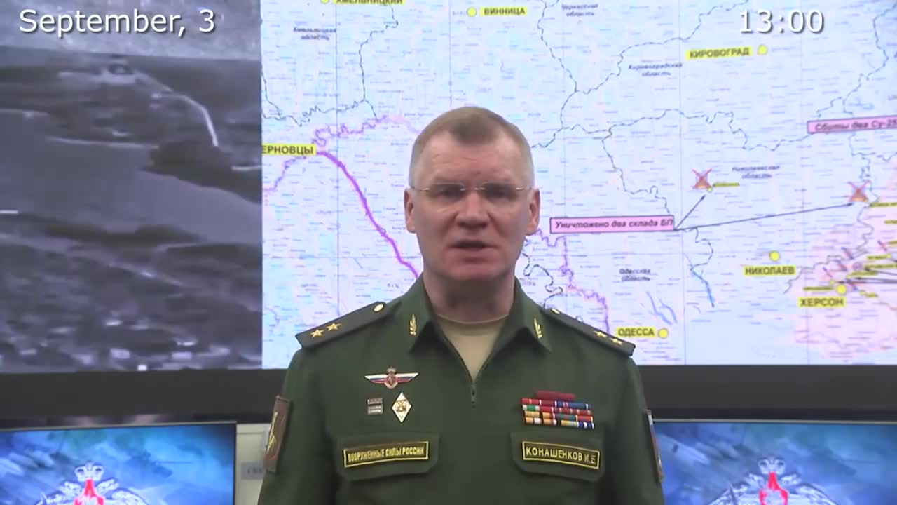 September 03 2022: Russian Defense Ministry Briefing