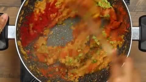 Pava bhaji Recipe. Easy Pava salen recipe.