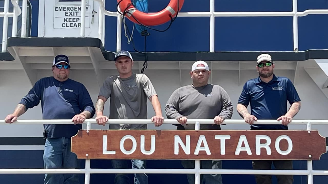 Congrats to the Crew of the M/V Lou Nataro