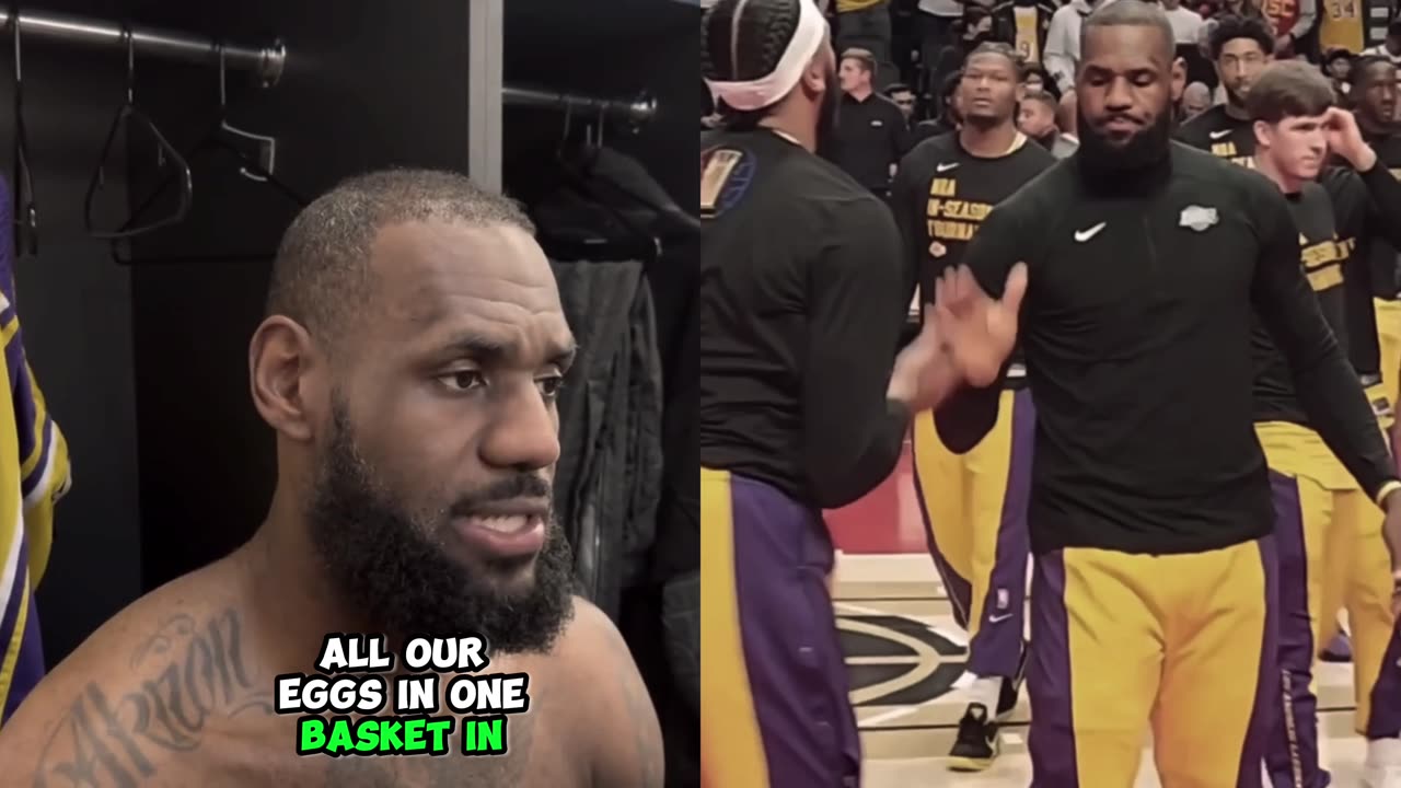 LeBron James on the Lakers’ 3-0 start in group play in the in-season tournament