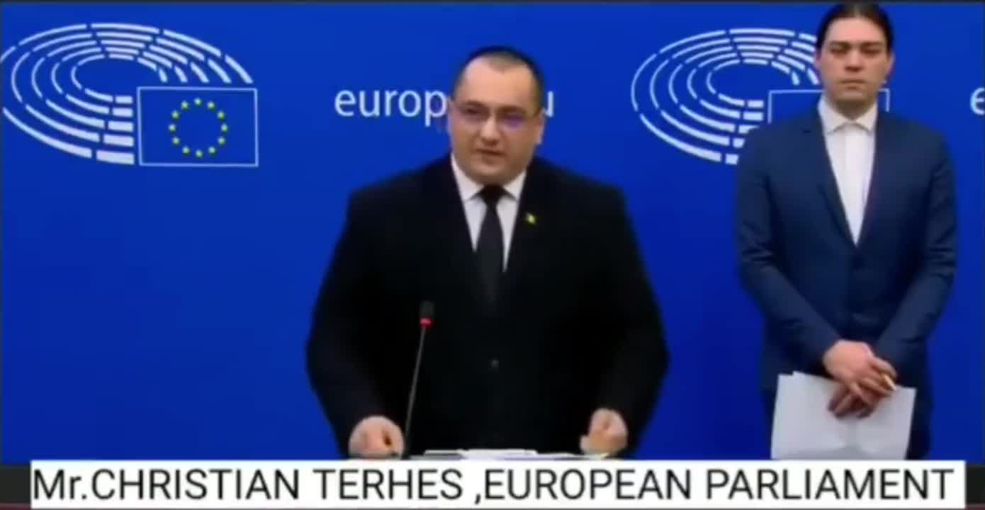 🇷🇴 Romanian MEP Cristian Terheș Goes Fully Automatic on Justin CasTrudeau’s Dictatorial Measures in Canada. "He's exactly like a tyrant, like a dictator. He's like Nicolae Ceaușescu in Romania."