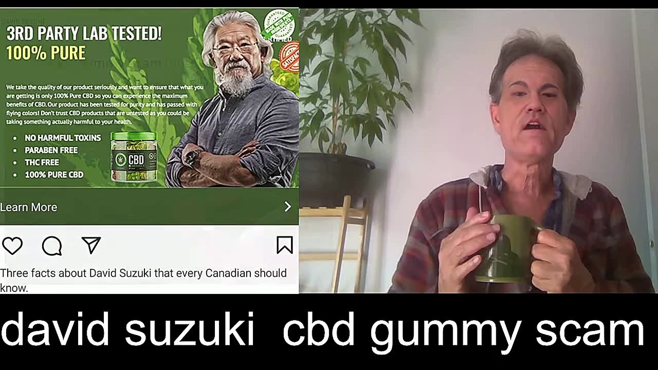 DAVID SUZUKI GUMMY CBD SCAM