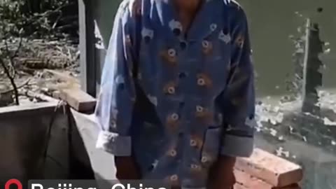 A female tenant's home in Beijing was forcibly demolished without any compensation