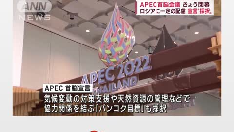 APEC summit meeting "adoption"