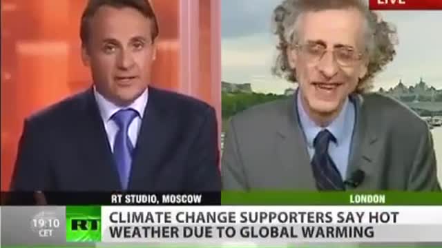 On 'climate change'. Ooops… this interview definitely didn’t go as planned…!