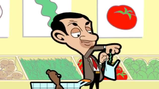 Food Shopping with Teddy - Funny Clip - Mr. Bean Official Cartoon