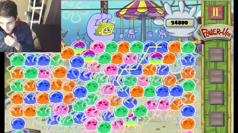 Failed Attempt #90 To Earn A High Score Of Over 100,000 Points In SpongeBob Jellyfish Jumble