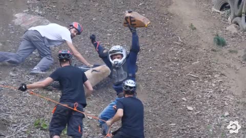 Impossible climb andler | Hill climbing | Dirt motorcycle graveyard | Read bull bike adventure