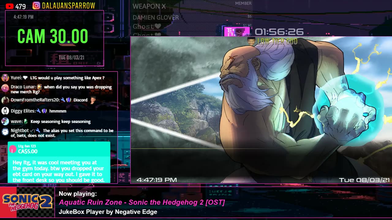 [8.3.21, 2 parts Day Stream] LOW TIER GOD STREAM 8 3 202 SFV UPDATE [K-orO3E902U]