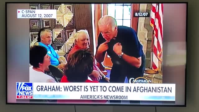 Biden talking about Afghanistan 14 years ago