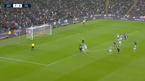 Highlight man city vs fulham 2-1