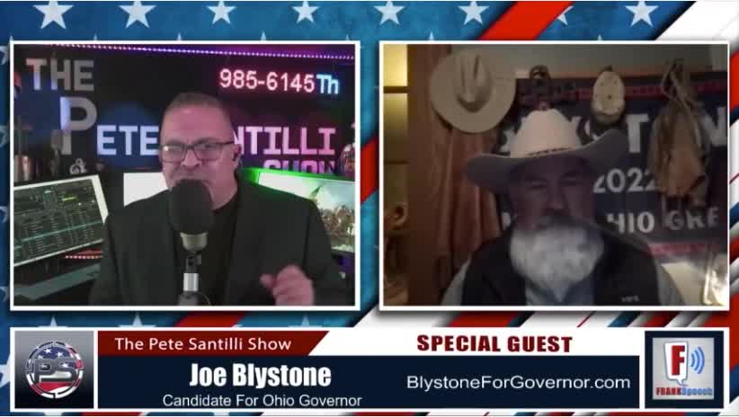 JOE BLYSTONE CANDIDATE FOR OH GOV. TALKS ABOUT WHAT HE WILL DO AS GOVERNOR