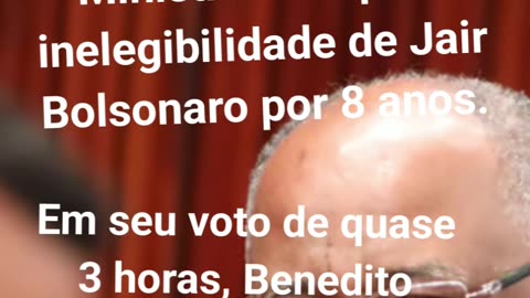 BENEDITO VOTA CONTRA BOLSONARO