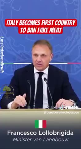 Italy becomes the first country to ban the fake meat...