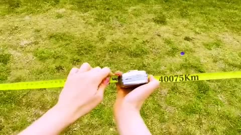 40075 km around the world