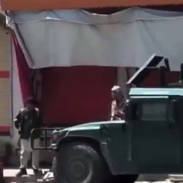 Anti-Taliban forces gathering in an area north of Kabul, Afghanistan