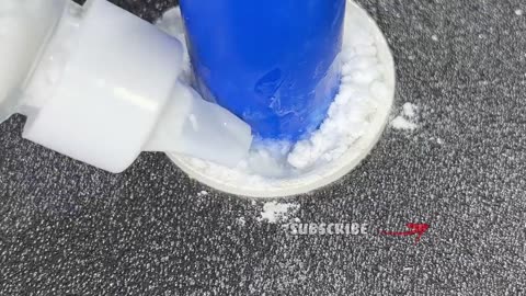 Styrofoam baking soda and super glue! amazing idea to connect pvc pipes of diffe