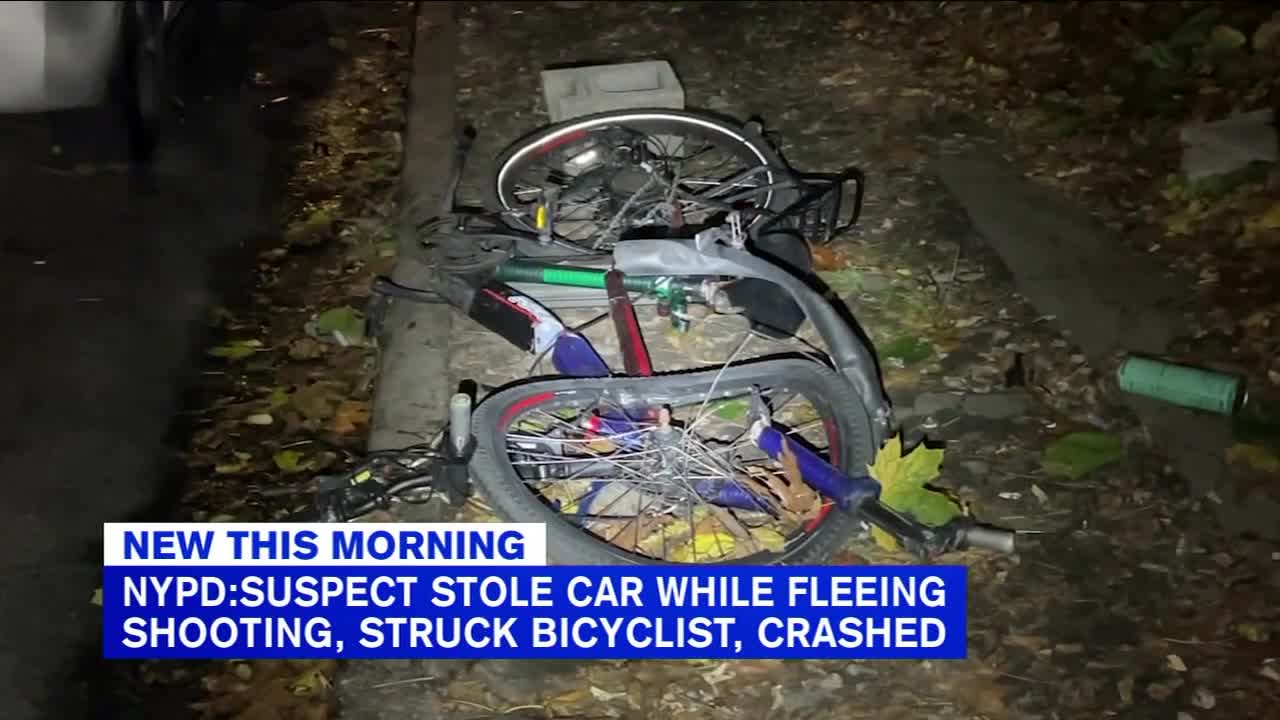 Bronx shooting leads to carjacking, cyclist struck in the chaos