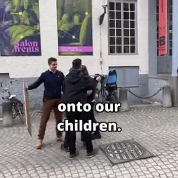 We will not allow you to push your mental illnesses and your degenerate ideology onto our children.”