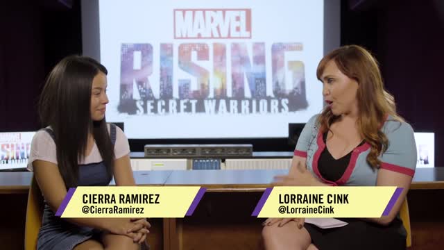 Cierra Ramirez Explains what was “Amazing” about Voicing America Chavez Women of Marvel