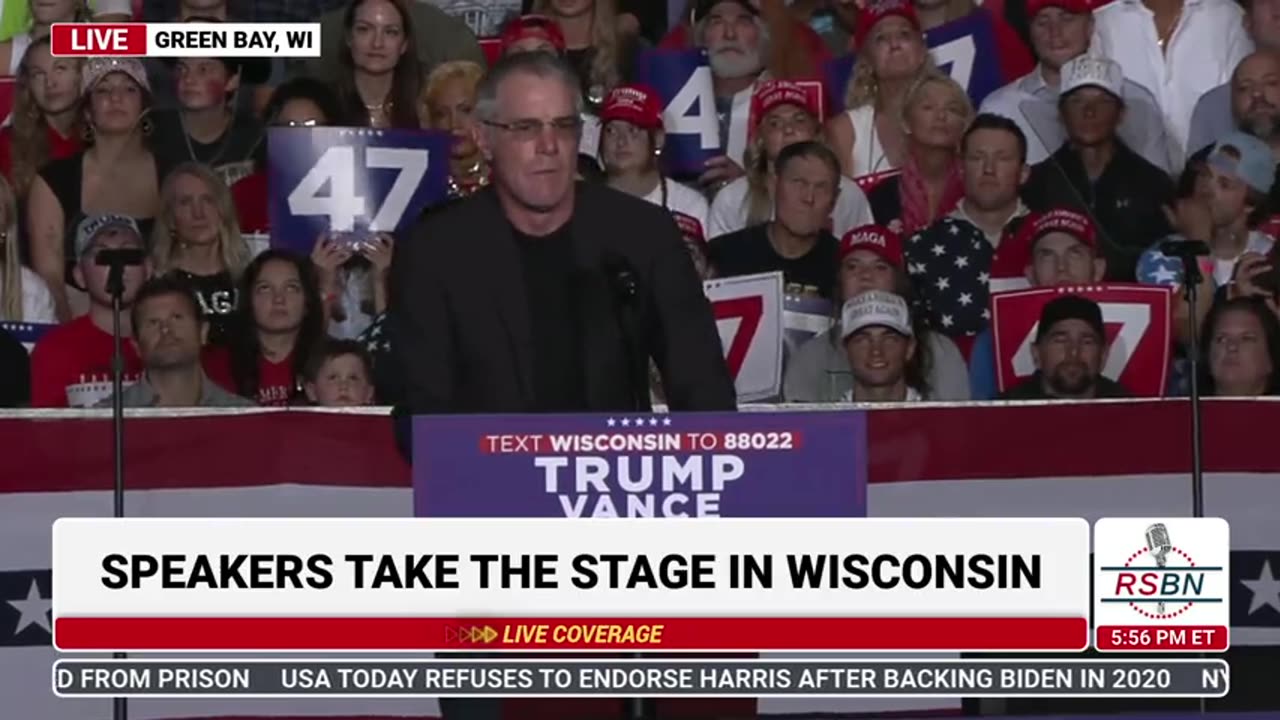 Brett Favre Delivers Remarks in Green Bay, Wisconsin - 10/30/24