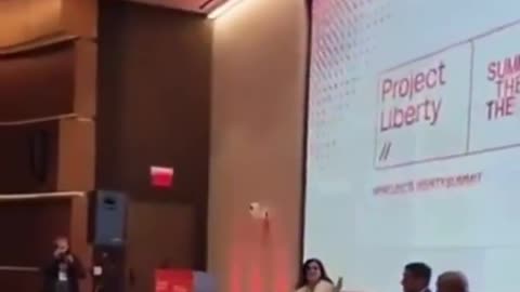 Trans Lunatic Tries to Disrupt Nancy Mace Speech While on Stage FAFO