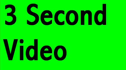 er3 Second Videeo