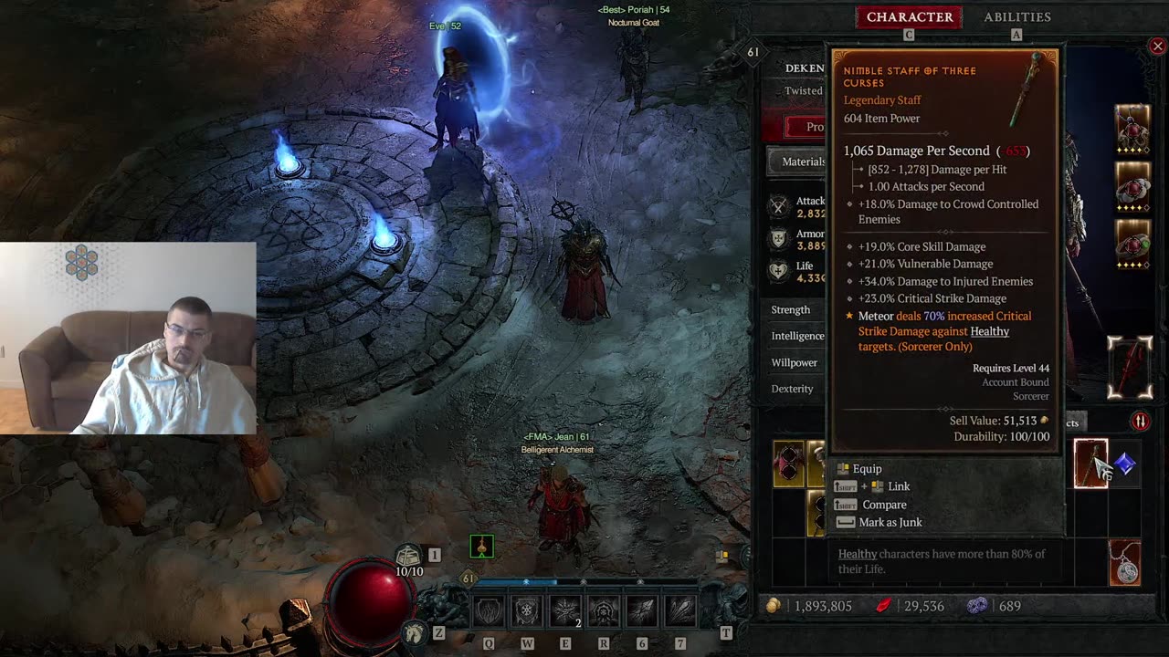 Deken Plays Diablo 4