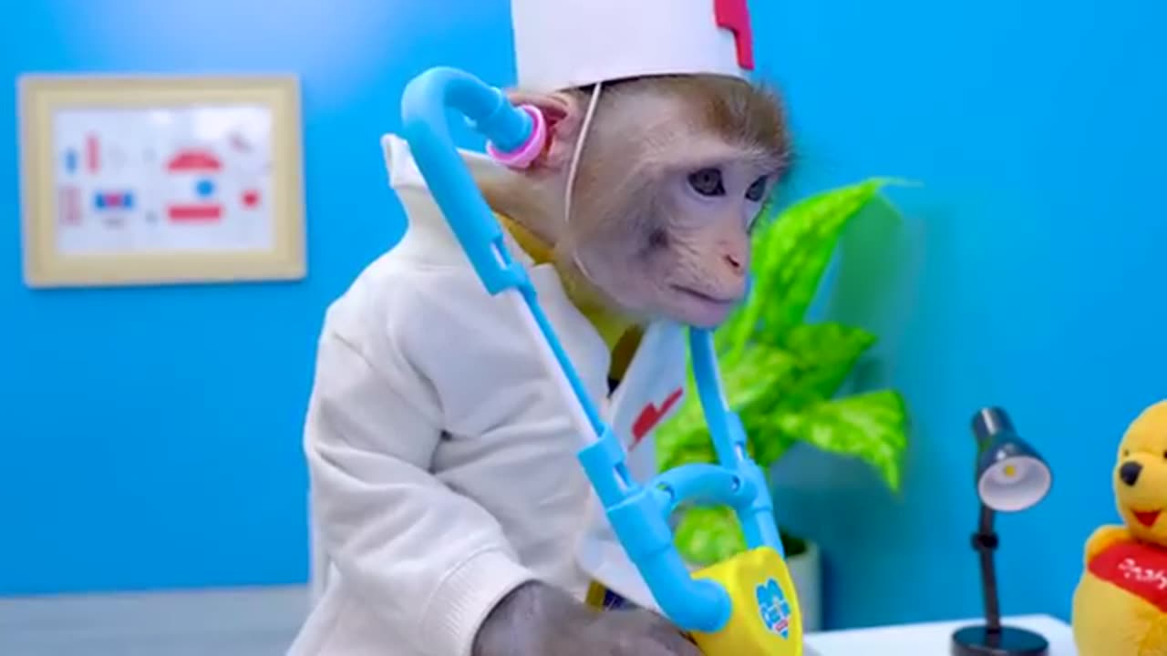 Doctor check up song it's Time To Take A Short | Cheeky Monkey - Nursery Rhymes