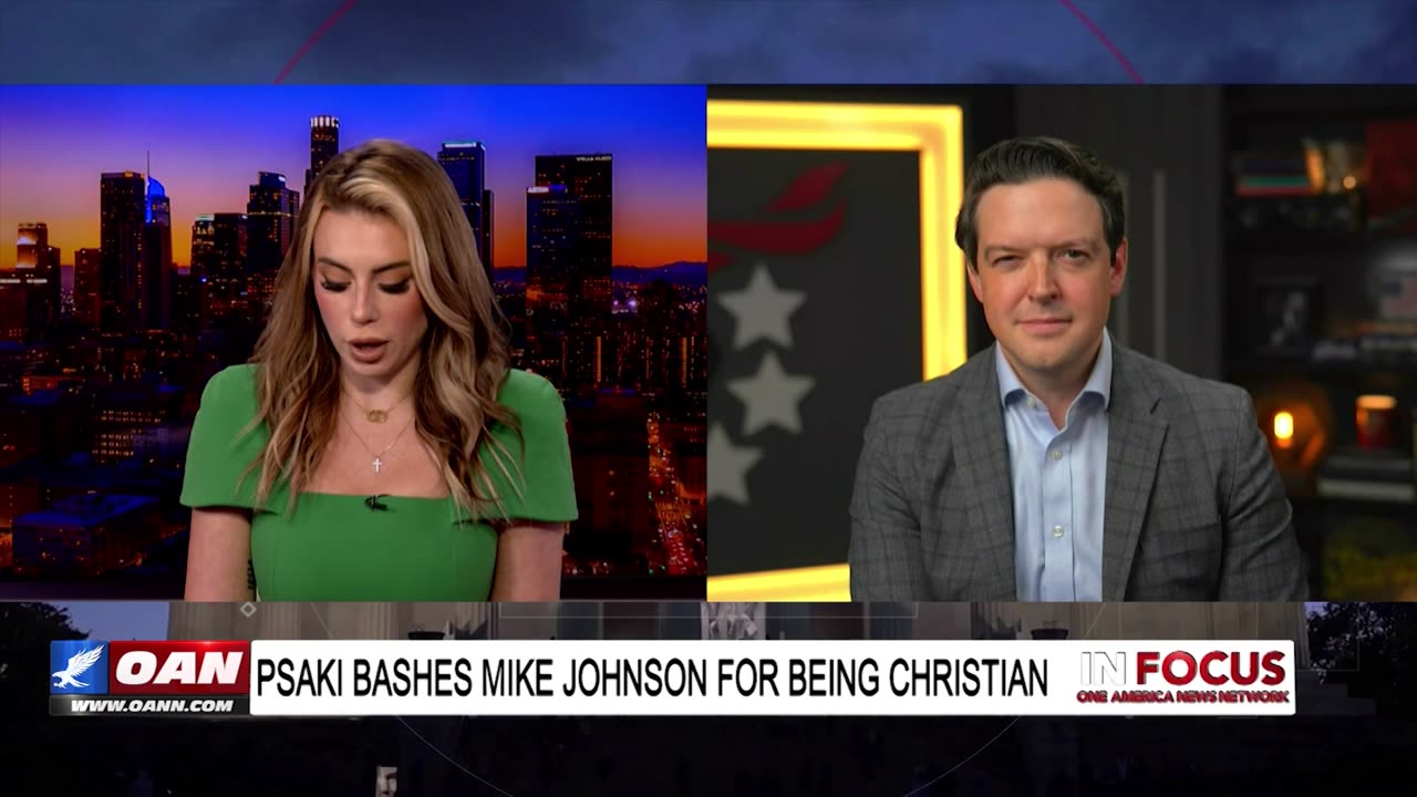 IN FOCUS: Psaki Bashes Mike Johnson for Being a Christian with Ryan Helfenbein - OAN