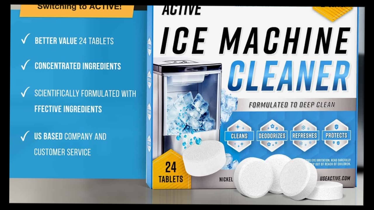 ACTIVE Ice Machine Cleaner Maker Descaler