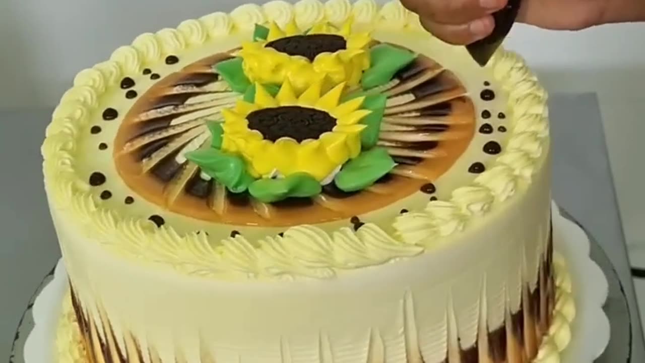 Cacao chocolate cake making 🎂
