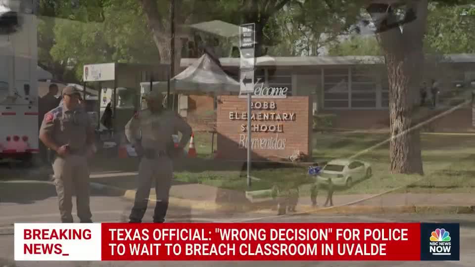 Wrong decision made during domestic terrorist shooting at Texas school