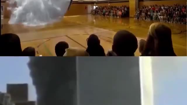 911 비행기 충돌 장면을 촬영한(만든) 영화 기술.avi