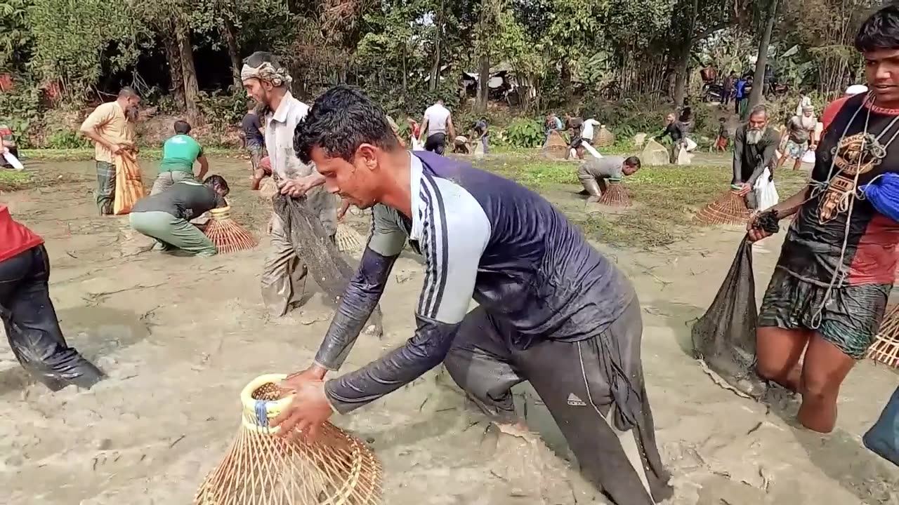 Traditional Fishing with village people