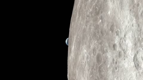 Apollo 13 view of the moon : Real story