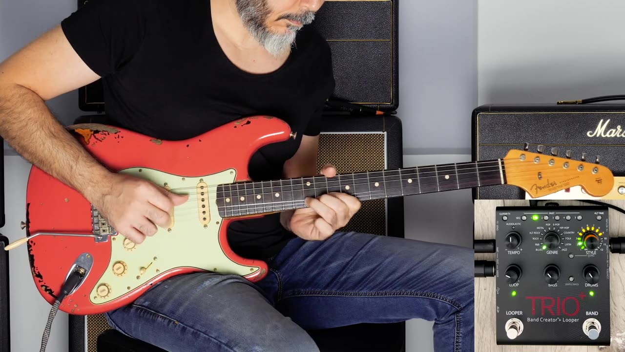 Dire Straits - Sultans of Swing with the TRIO+! Electric Guitar Cover by Kfir Ochaion