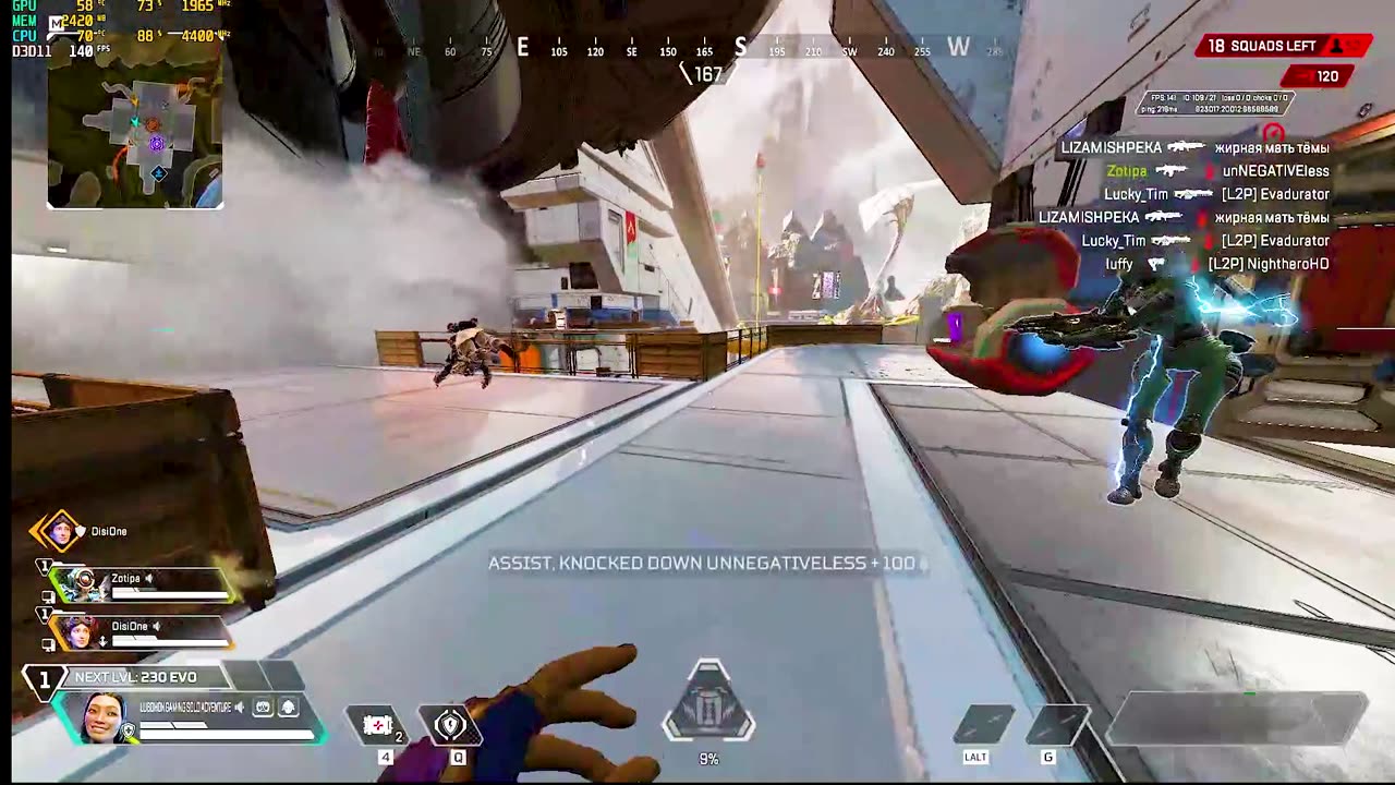 Kicking and Wiping...