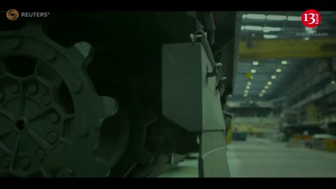 File footage of Leopard tanks being serviced in Poland