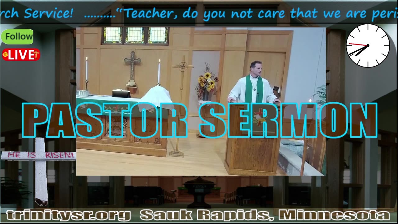 20240623 June 23rd Pastor Sermon Trinity Lutheran Sauk Rapids MN