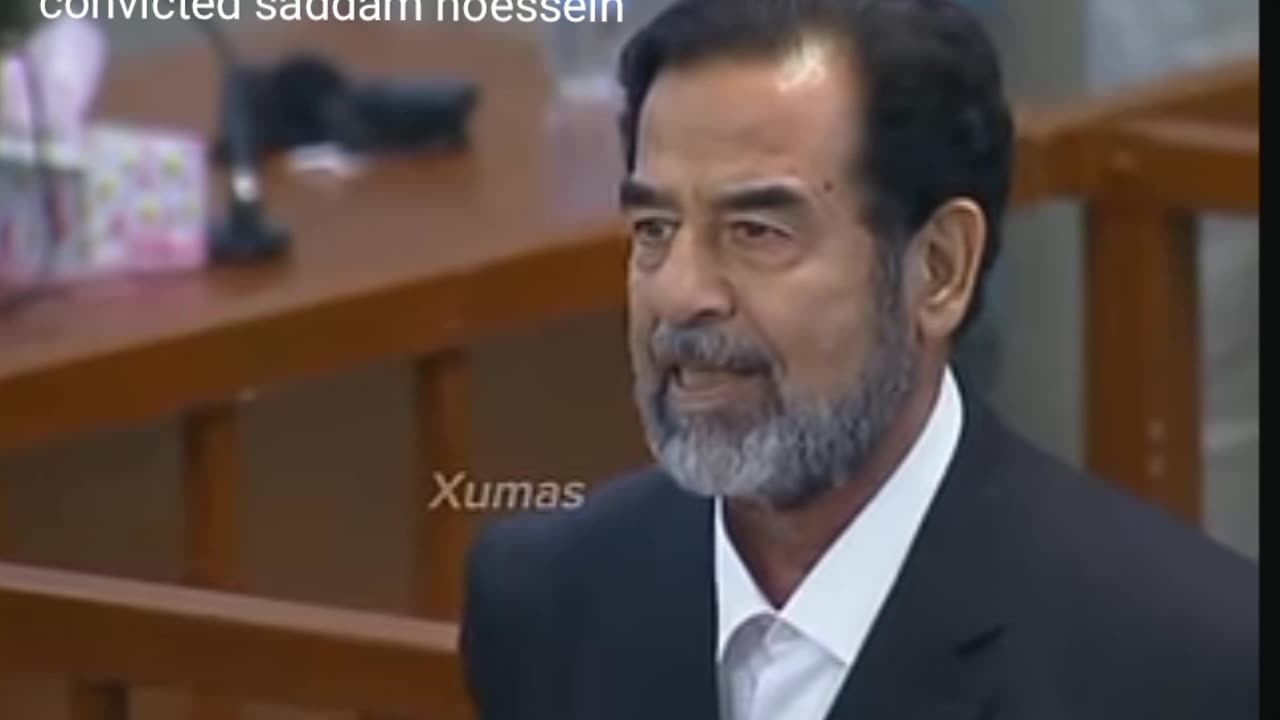 Zionists convicting saddam hoessein