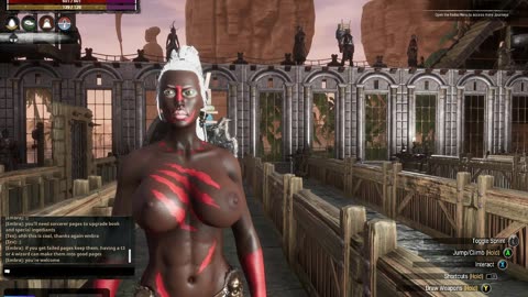 Conan exiles, purge day, busty, boobs, breast expansion, huge tits, milkers, knockers, jugs