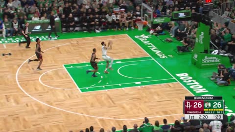 NBA - Jayson Tatum with the steal and the slam 💪 Celtics-Rockets